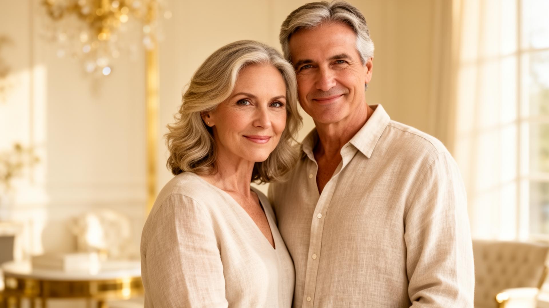 A mature couple representing hormone replacement therapy patients at Body Tonic RX