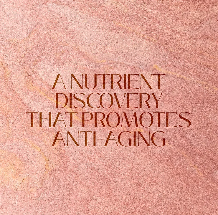 A NUTRIENT DISCOVERY THAT PROMOTES ANTI-AGING
