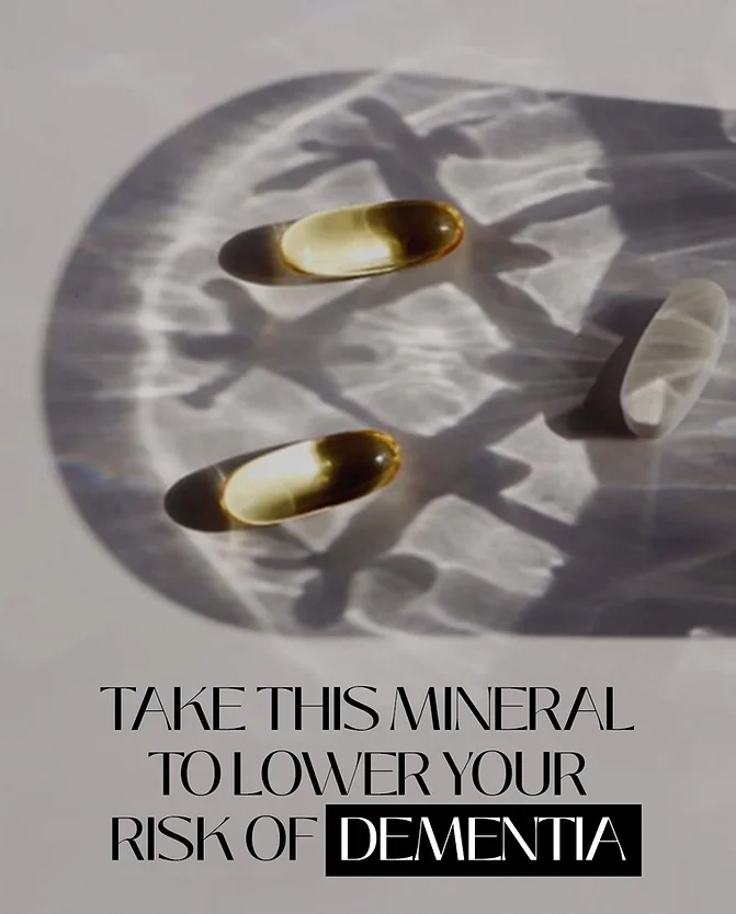 Take This Mineral To Lower Your Risk Of Dementia
