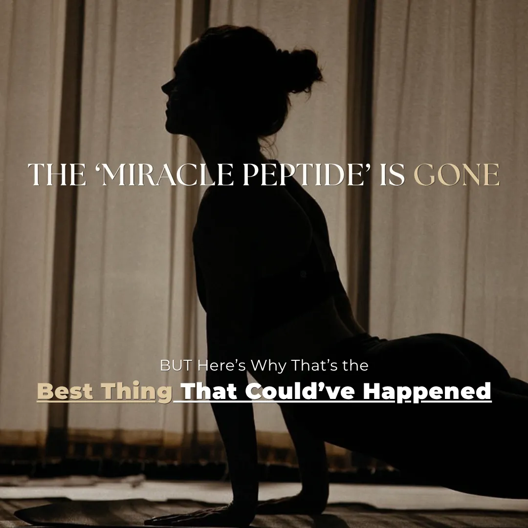 The ‘Miracle Peptide’ Is Gone — BUT Here’s Why That’s the Best Thing That Could’ve Happened