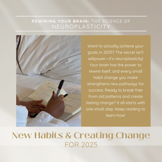 New Habits and Creating Change for 2025: the Science of Neuroplasticity