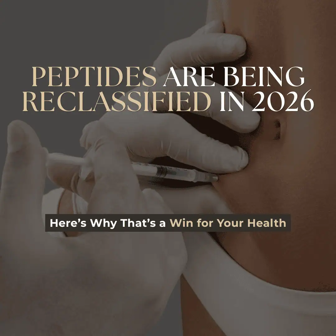 Peptides Are Being Reclassified in 2026 – Here’s Why That’s a Win for Your Health