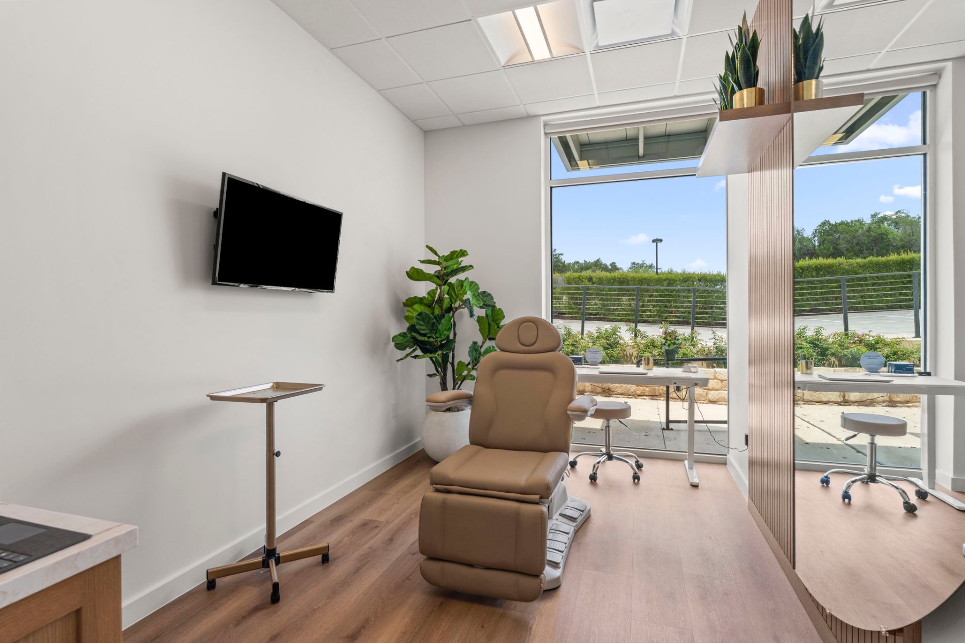 Neuromodulator injection treatment room for Botox, Dysport, and Xeomin at Body Tonic RX in Austin, TX