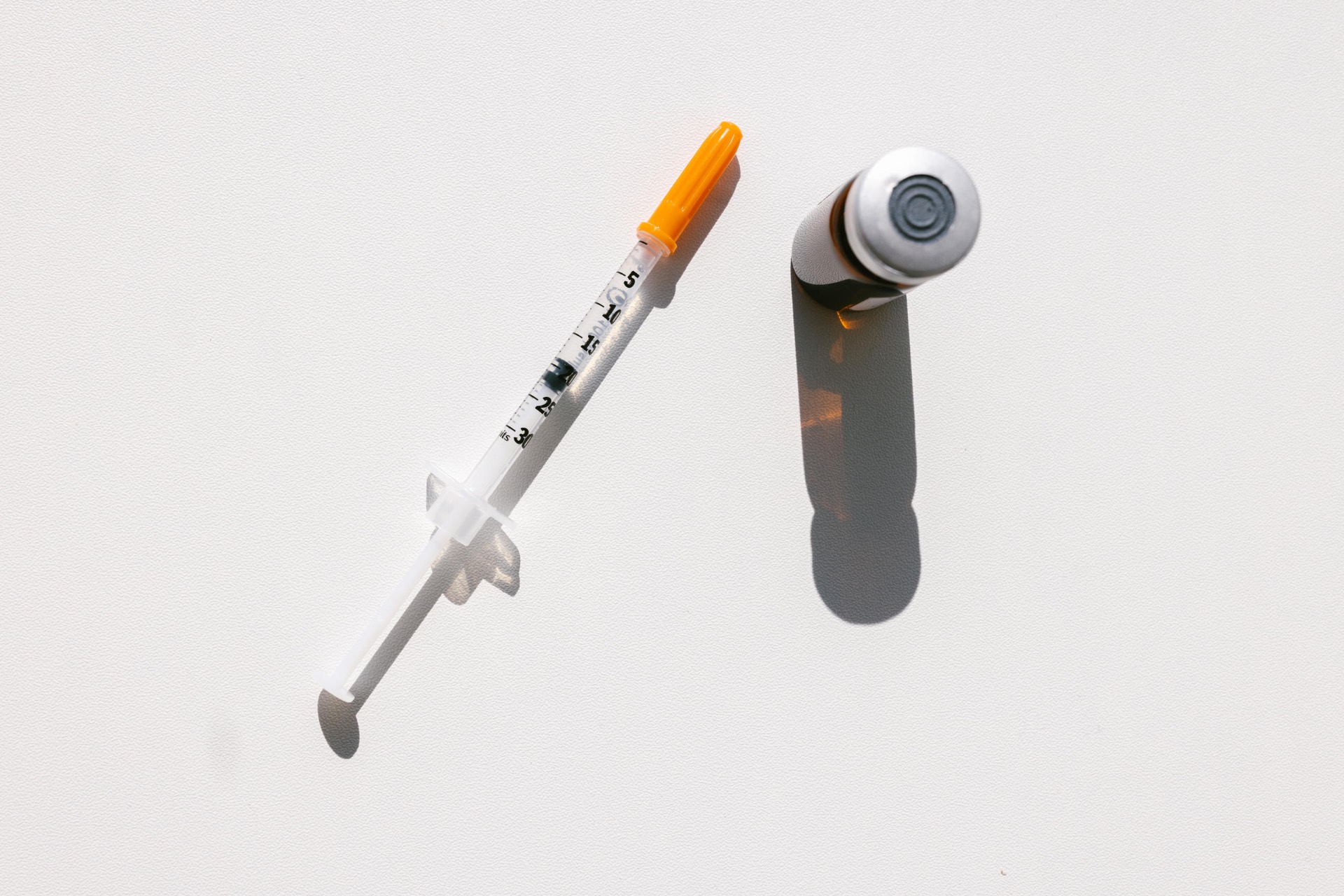 Peptide therapy vial and syringe at Body Tonic RX in Austin, TX