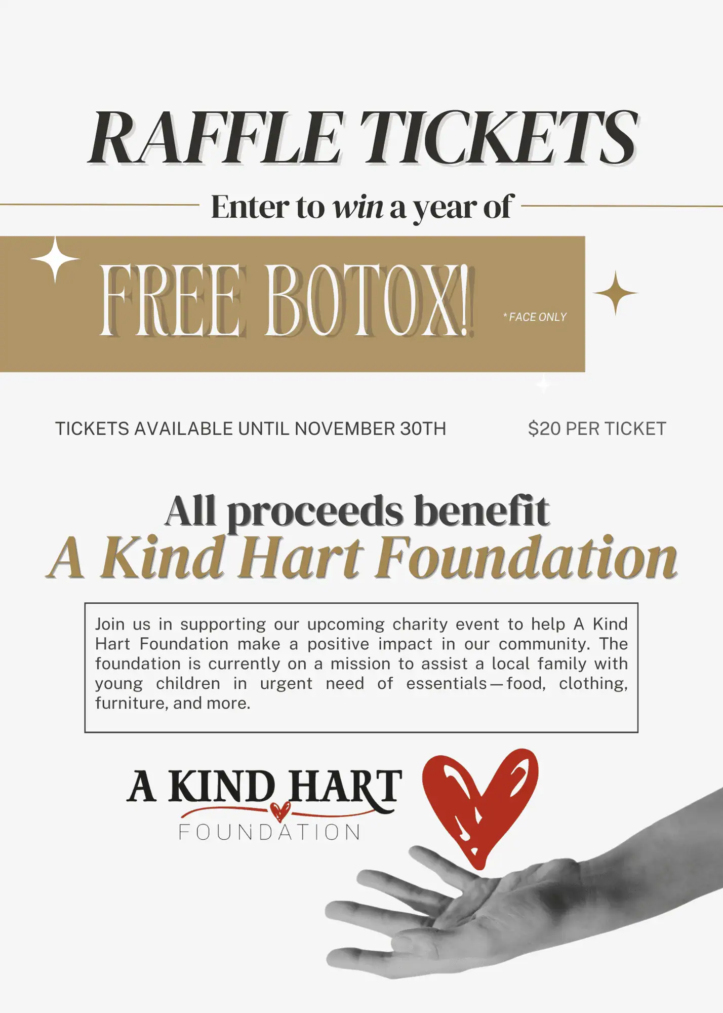 Raffle tickets | Bodytonic Medical Spa in Austin, TX